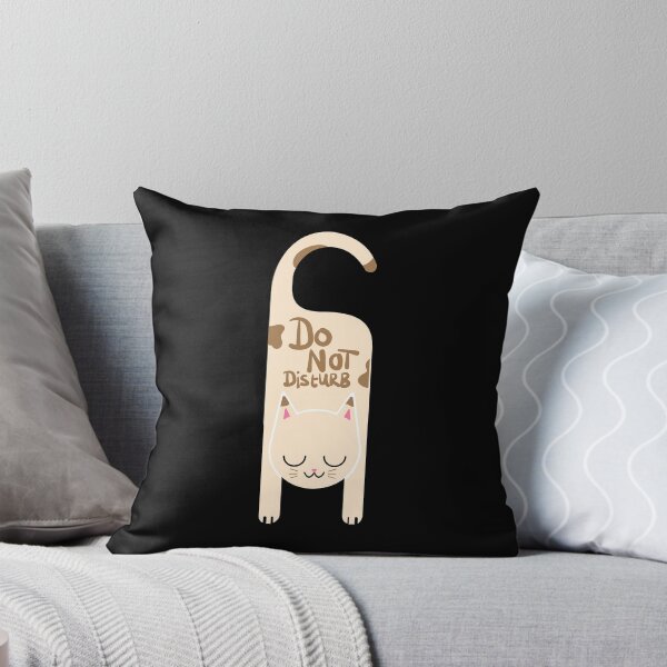 Item preview, Do Not Disturb Pink Cute Cat designed and sold by Opal Print.