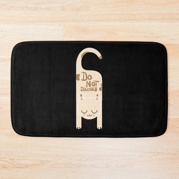 Item preview, Do Not Disturb Pink Cute Cat designed and sold by Opal Print.