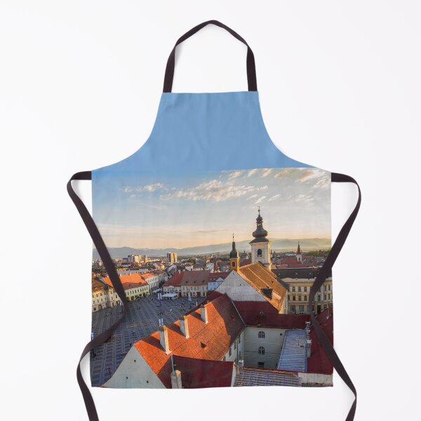 Item preview, Romania. Transylvania. Sibiu. View from the top of the Clock Tower at Sunset. designed and sold by vadim19.