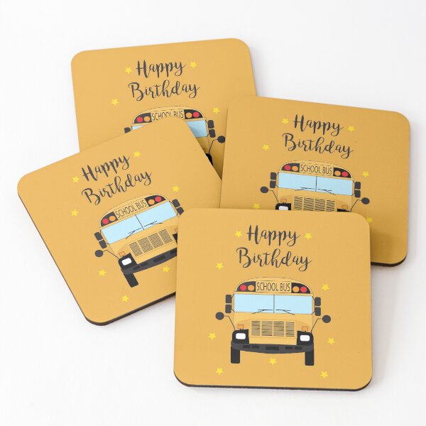 Item preview, School Bus Driver Happy Birthday designed and sold by CreativeTwins.