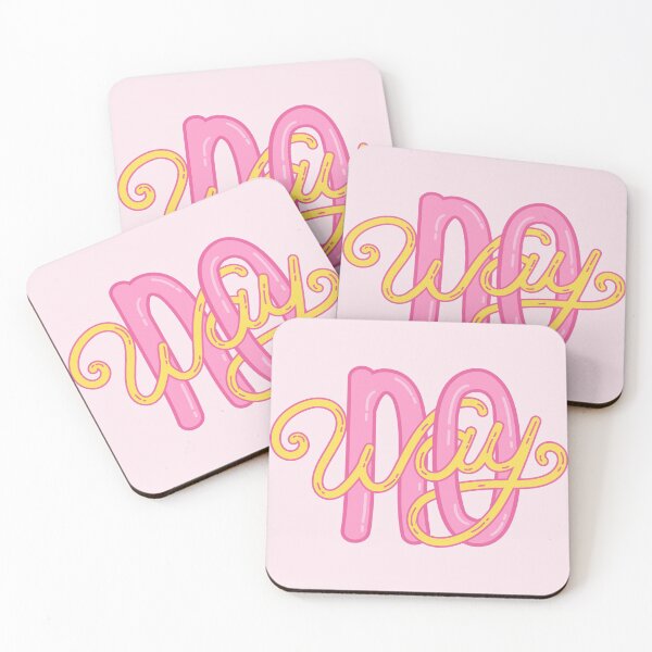 Item preview, "NO WAY" text lettering design art designed and sold by AznavourByKarin.
