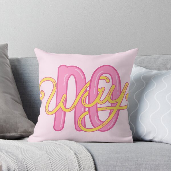 Item preview, "NO WAY" text lettering design art designed and sold by AznavourByKarin.