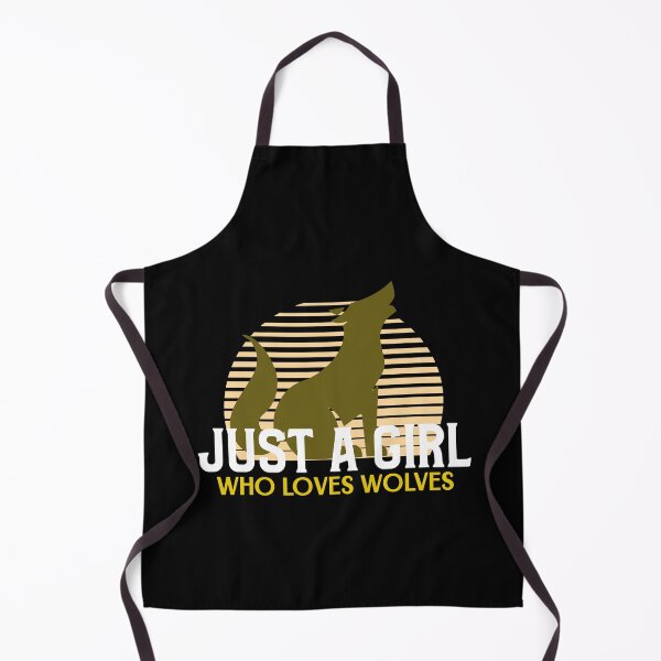 Item preview, Just A Girl Who Loves Wolves designed and sold by jacks-tees.
