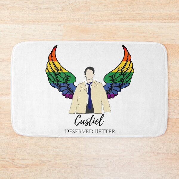 Item preview, Castiel deserved better with rainbow wings designed and sold by LannisterOnMars.