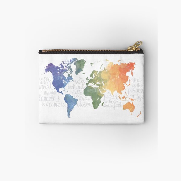 Item preview, Walter Mitty Life Motto - World Map designed and sold by Anneontherox.