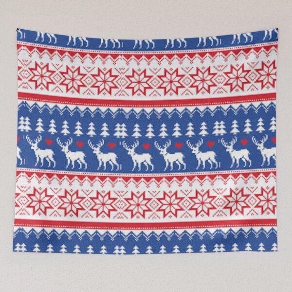 Item preview, Christmas  Knitted style traditional Crimbo ugly jumper  designed and sold by amy greaves.