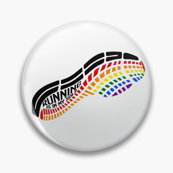 Item preview, Running is in my Sole (Black, Rainbow) designed and sold by FelixR1991.