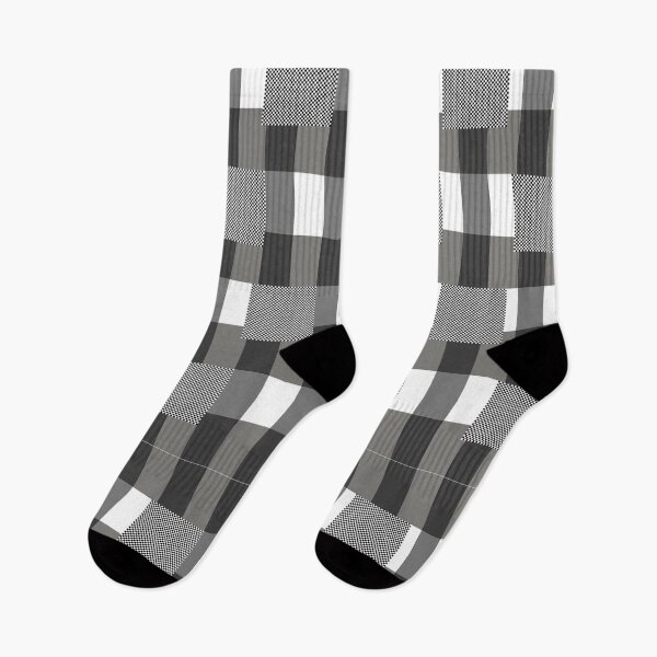 Item preview, Black and White Plaid  (look closely) Buffalo Check designed and sold by CONTRAPINK.