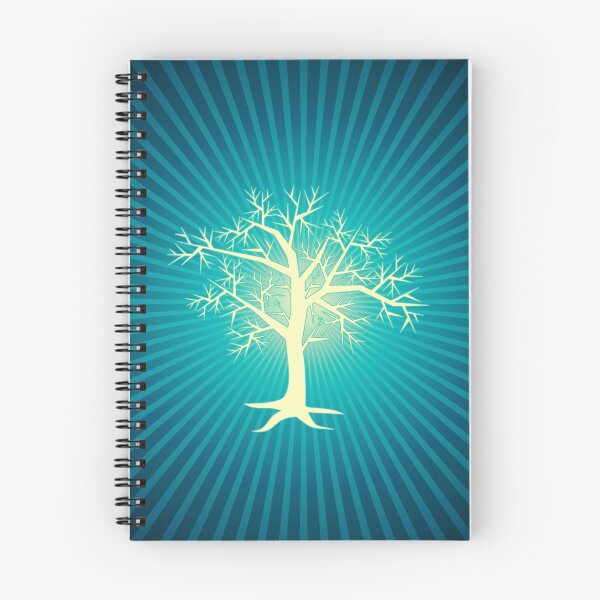 Item preview, white tree with blue background designed and sold by artgrpx.