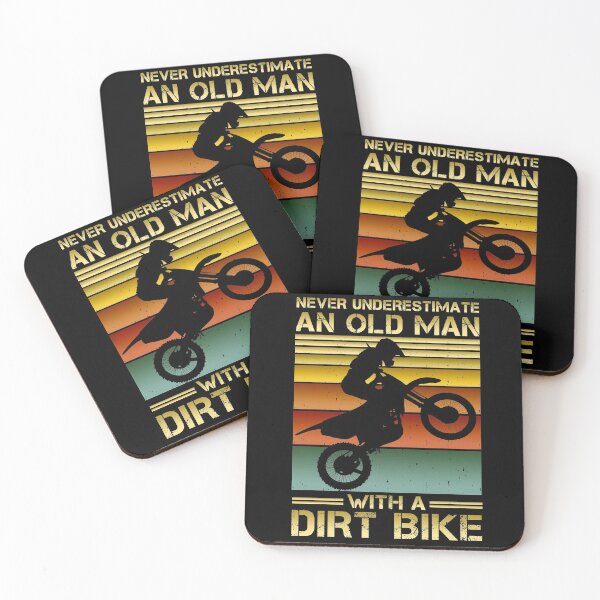 Item preview, Never Underestimate An Old Man With A Dirt Bike Lovers designed and sold by issambak.
