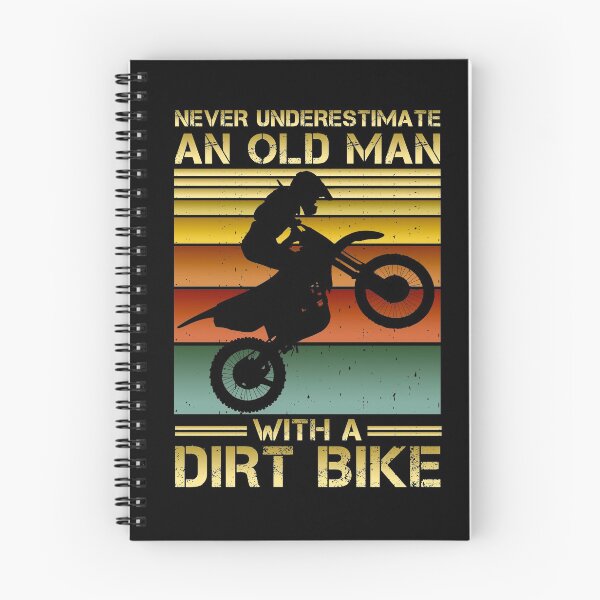 Item preview, Never Underestimate An Old Man With A Dirt Bike Lovers designed and sold by issambak.