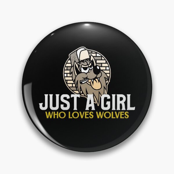 Item preview, Just A Girl Who Loves Wolves designed and sold by jacks-tees.