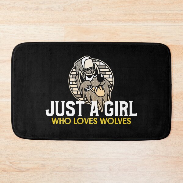 Item preview, Just A Girl Who Loves Wolves designed and sold by jacks-tees.