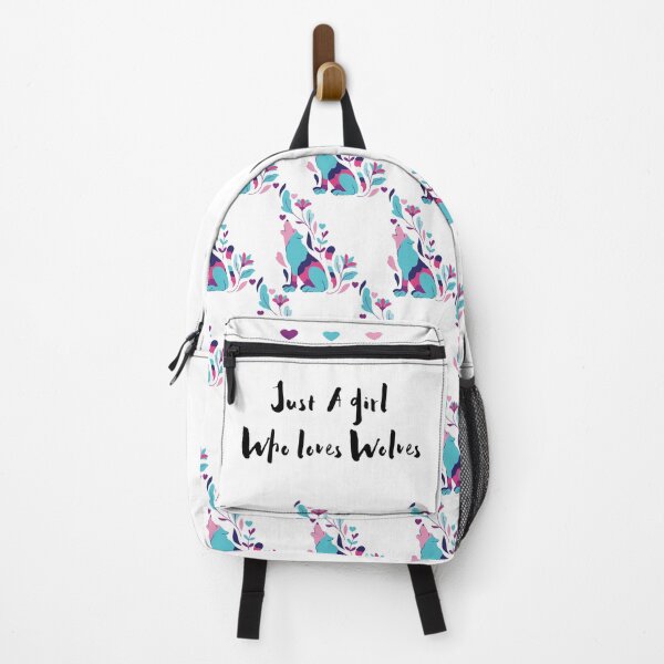 Just A Girl Who Loves Wolves Backpack