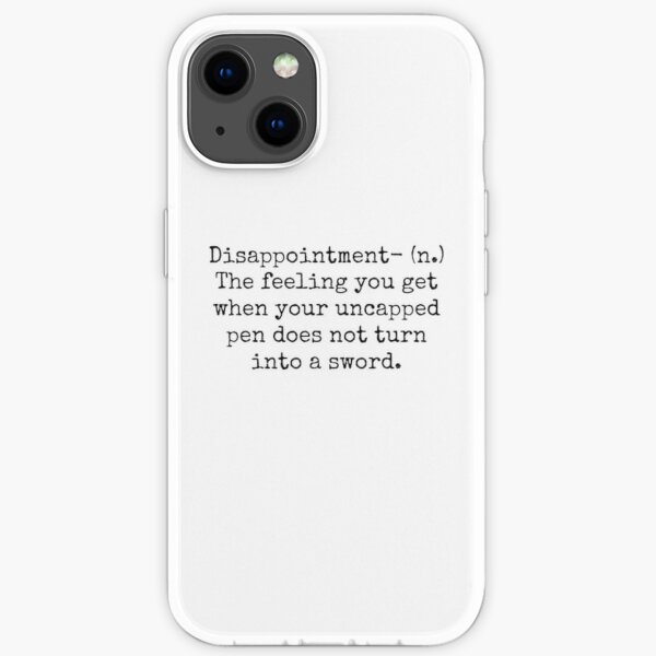 Percy Jackson Disappointment  iPhone Soft Case