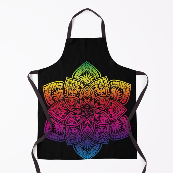 Item preview, Namaste Rainbow Mandala Buddhism Yoga Lover Om Meditation designed and sold by majuga.