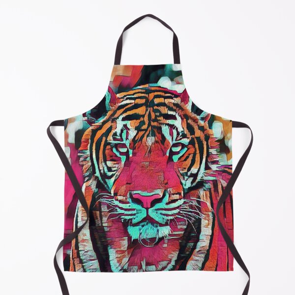 Item preview, Tiger Portrait II Abstract Painting Art Design designed and sold by WildMuse44.