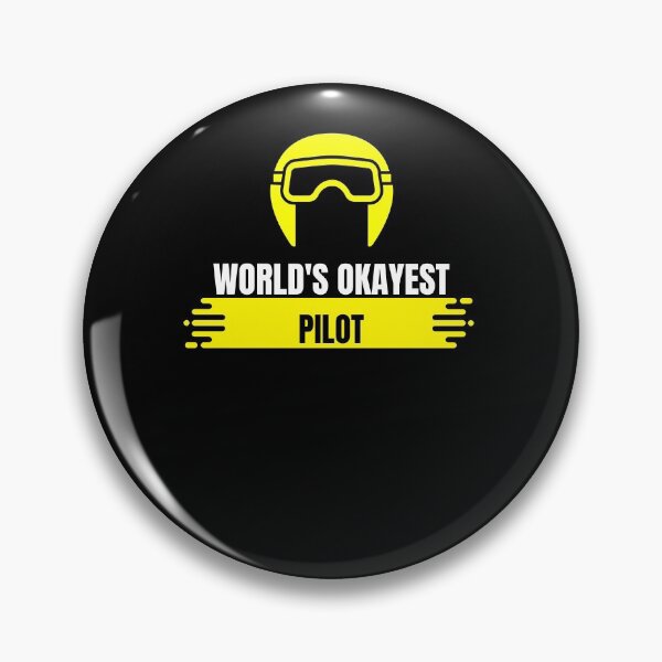 Item preview, World's Okayest Pilot designed and sold by sketchypages.