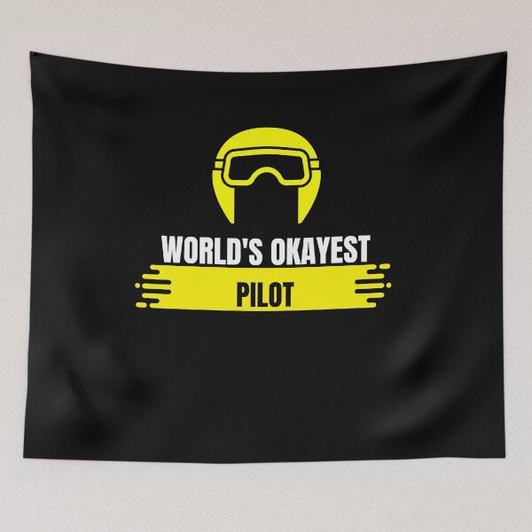 Item preview, World's Okayest Pilot designed and sold by sketchypages.