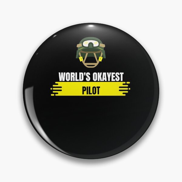 Item preview, World's Okayest Pilot designed and sold by sketchypages.