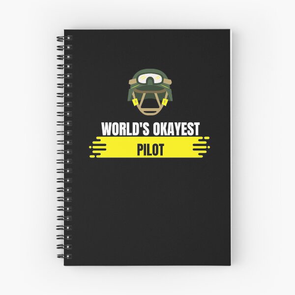 Item preview, World's Okayest Pilot designed and sold by sketchypages.