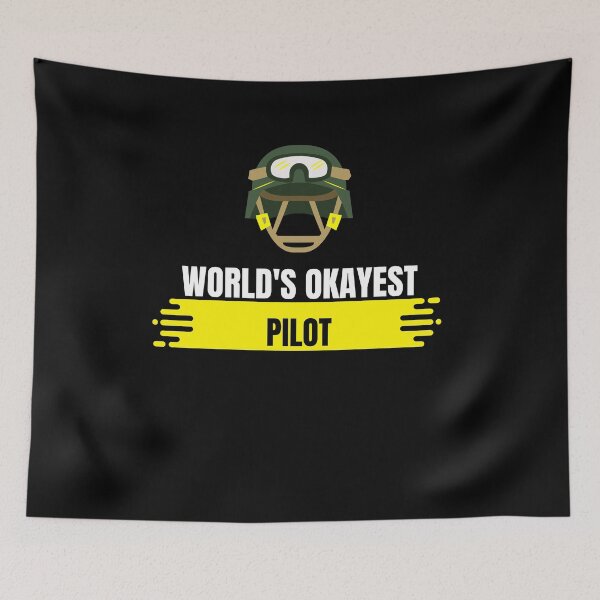 Item preview, World's Okayest Pilot designed and sold by sketchypages.