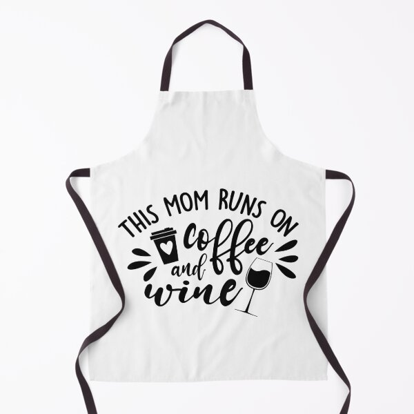 Item preview, This Mom Runs On Coffee And Wine Funny mom gift-Cute mom designed and sold by shivani21061993.