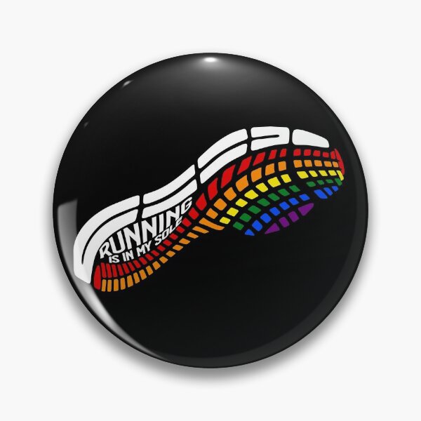Item preview, Running is in my Sole (White, Rainbow) designed and sold by FelixR1991.