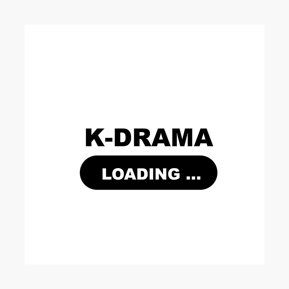 K-drama loading Art Board Print