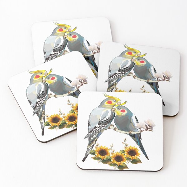 Item preview, Cockatiel parrot has a gray body designed and sold by JamalRok04.