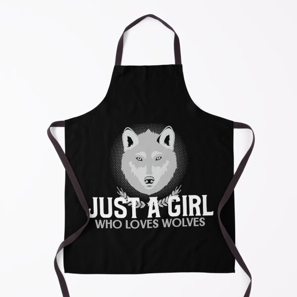 Item preview, Just A Girl Who Loves Wolves designed and sold by jacks-tees.