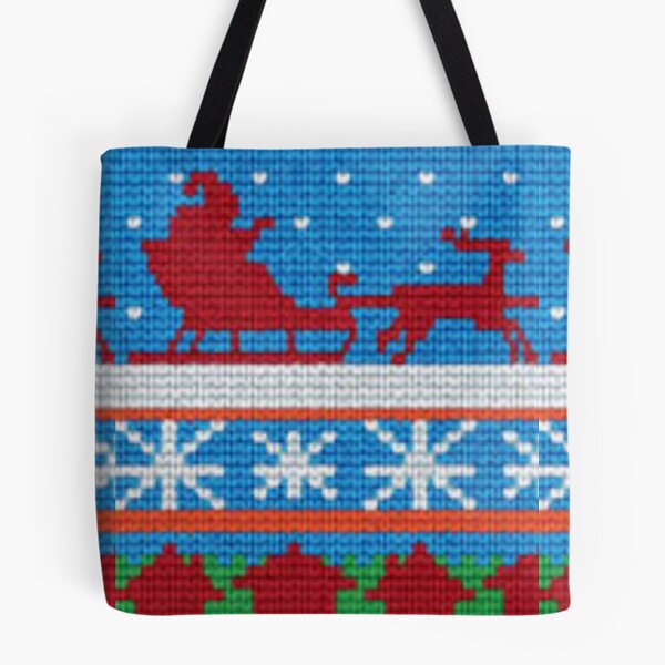 Item preview,  Christmas  Knitted style traditional Crimbo ugly jumper  designed and sold by amy greaves.