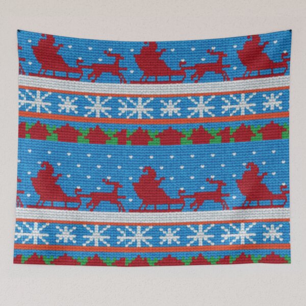 Item preview,  Christmas  Knitted style traditional Crimbo ugly jumper  designed and sold by amy greaves.