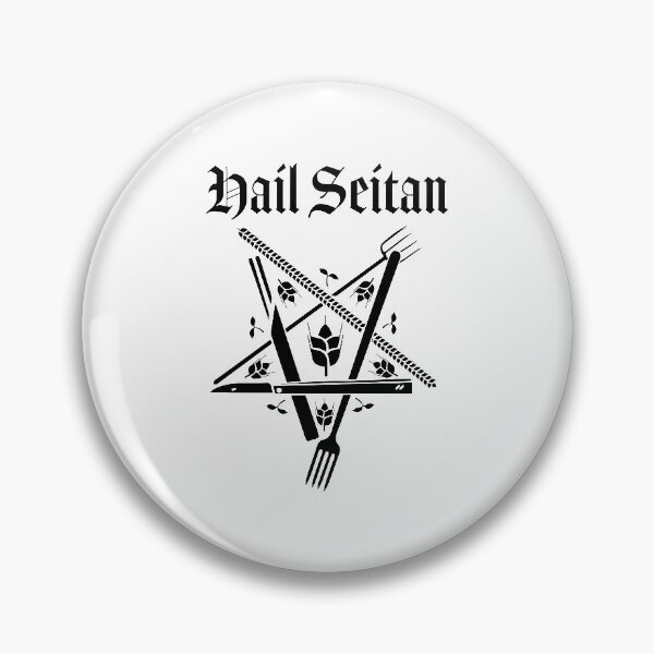 Item preview, Hail Seitan, Go Vegan! designed and sold by janarobinson91.