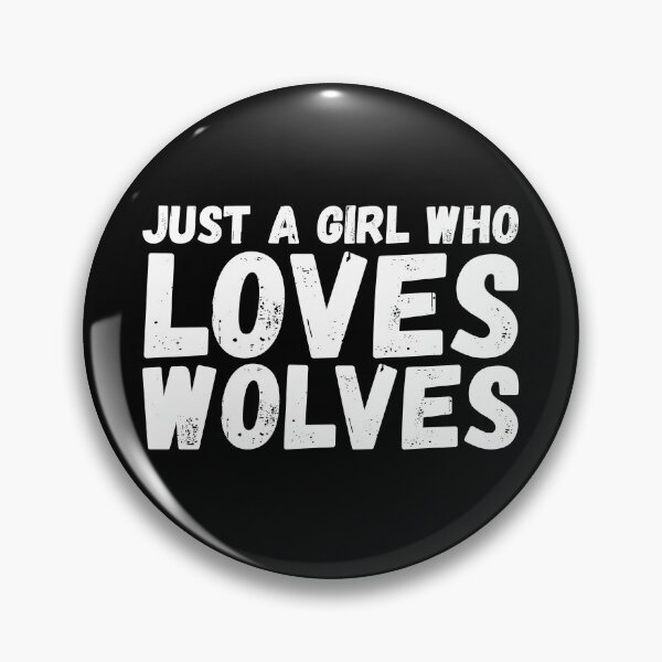Item preview, Just A Girl Who Loves Wolves designed and sold by jacks-tees.
