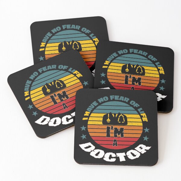Item preview, I have no fear of life I'm a DOCTOR Gift for her or him - Digital illustration designed and sold by OMCreative.
