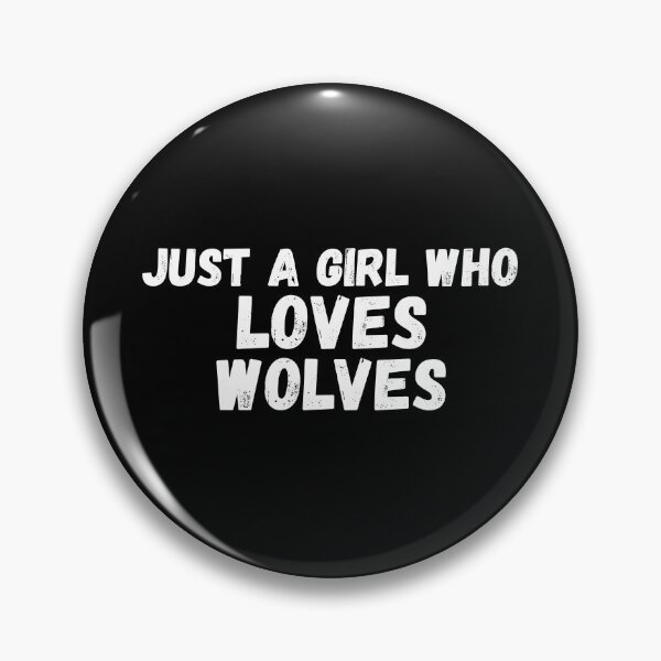 Item preview, Just A Girl Who Loves Wolves designed and sold by jacks-tees.