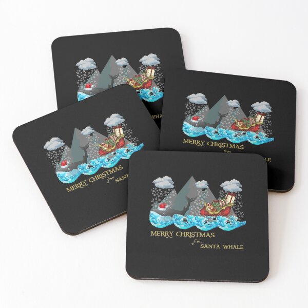 Item preview, Merry Christmas From Santa Whale designed and sold by whaleharmony.