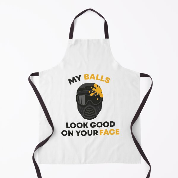 Item preview, ' My Balls Look Good On Your Face ' Funny Gift For Paintball Lover designed and sold by Vibe by Flow.