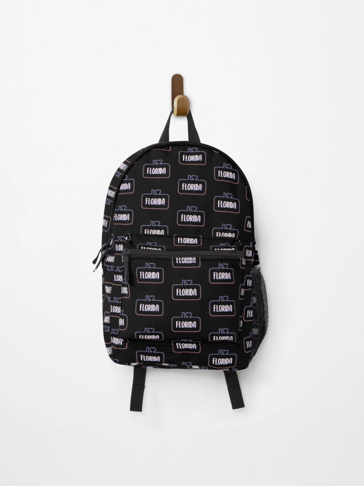 Thumbnail 1 of 3, Backpack, I Love Florida Colorful Text designed and sold by RADesigns21.