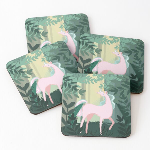 Item preview, The Cute Unicorn Girl From Woodland - I love Unicorns - Unicorn Mom - Unicorny - Unicorns Are real - Cool Unicorn - Kids Unicorn - Children Unicorn - Pink Unicorn - Magical Unicorn - Hawaii Unicorn designed and sold by Madalina Zlamparet.