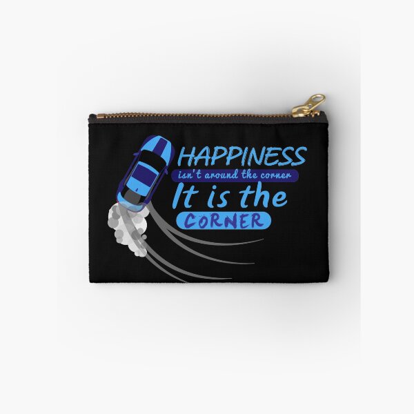 Item preview, Happiness isn't around the corner, it is the corner! designed and sold by Vroomium.