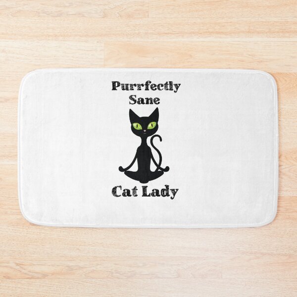 Item preview, Funny Gift For Cat Lovers Purrfectly Sane Cat Lady designed and sold by Suhy.
