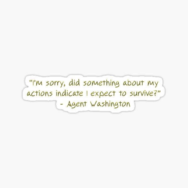I Didn't Expect to Survive Sticker