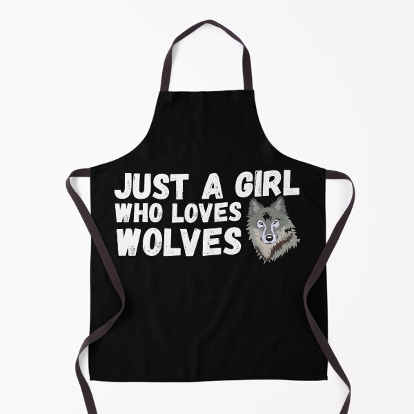Item preview, Just A Girl Who Loves Wolves designed and sold by jacks-tees.