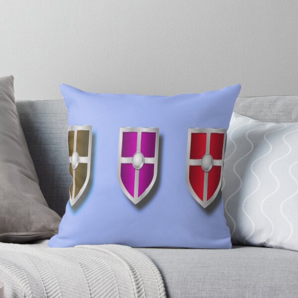 Item preview, Colorful shields on blue designed and sold by tetibright.