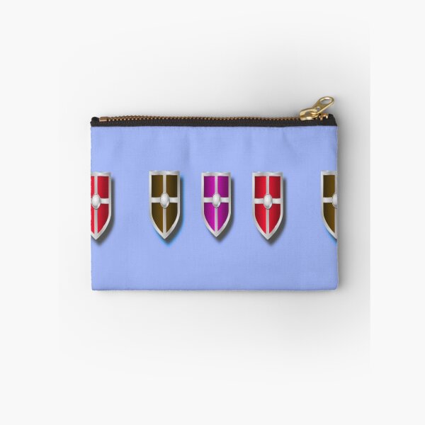 Item preview, Colorful shields on blue designed and sold by tetibright.