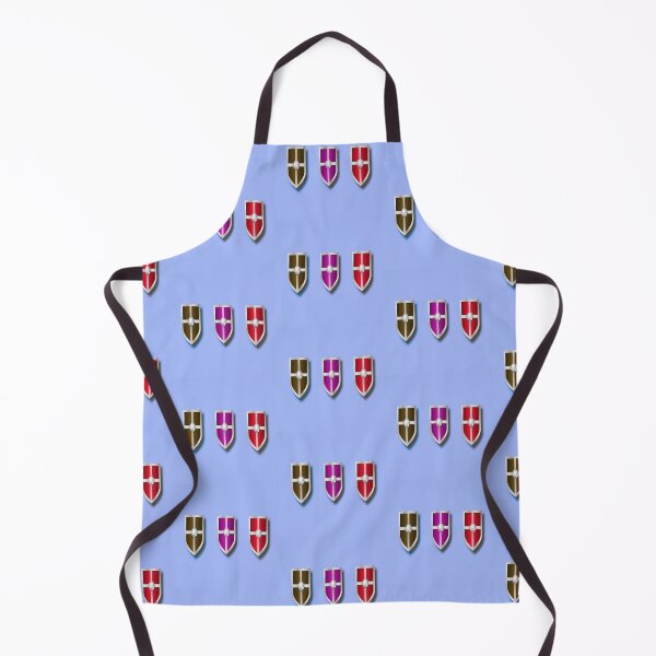 Item preview, Colorful shields on blue designed and sold by tetibright.