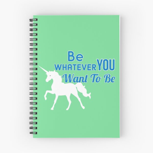 Item preview, Be What ever you want to be | Coral Green and Blue Unicorn Collection by Studio M & Co designed and sold by Studio M & Co..