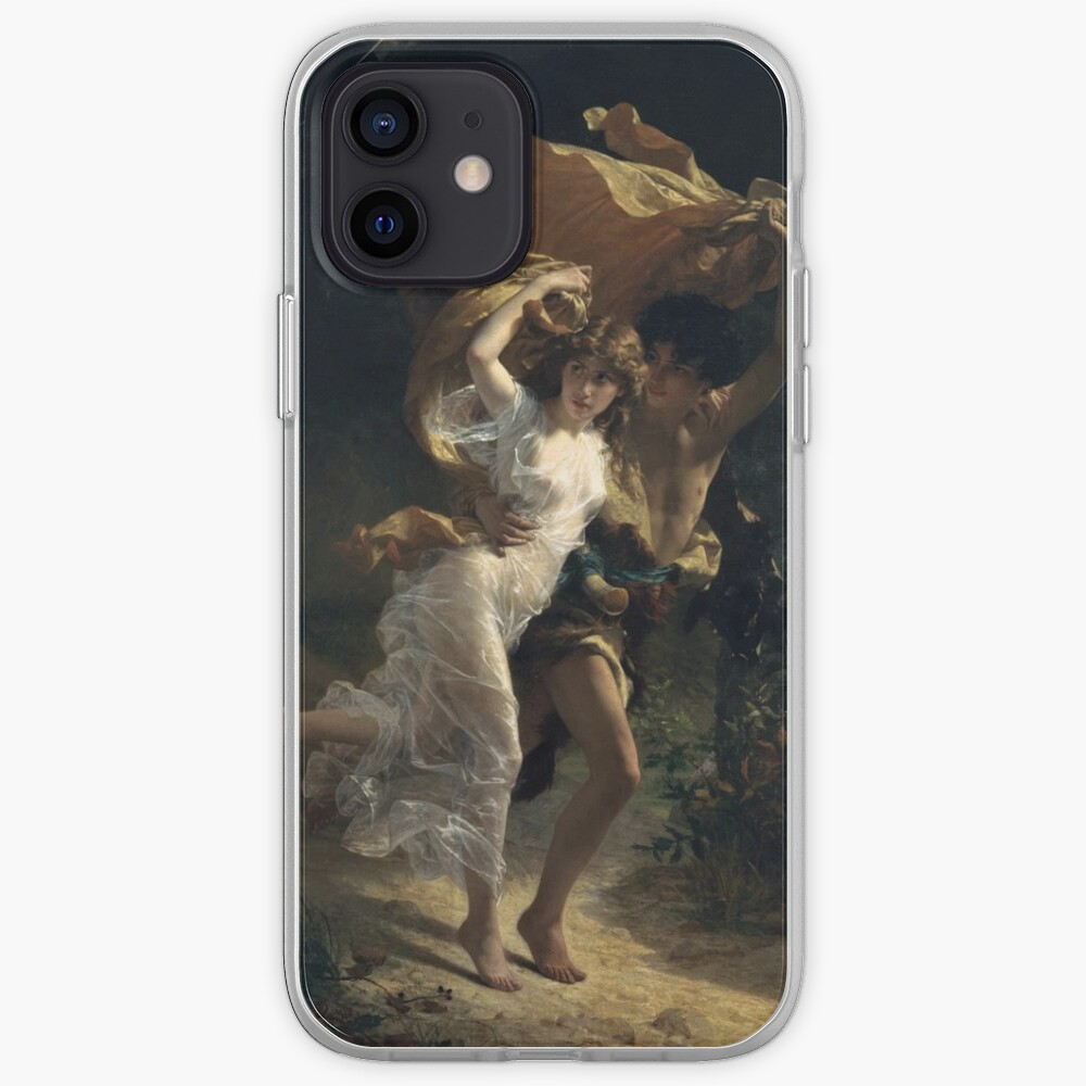 The Storm, Pierre-Auguste Cot, Date: 1880 iPhone Case